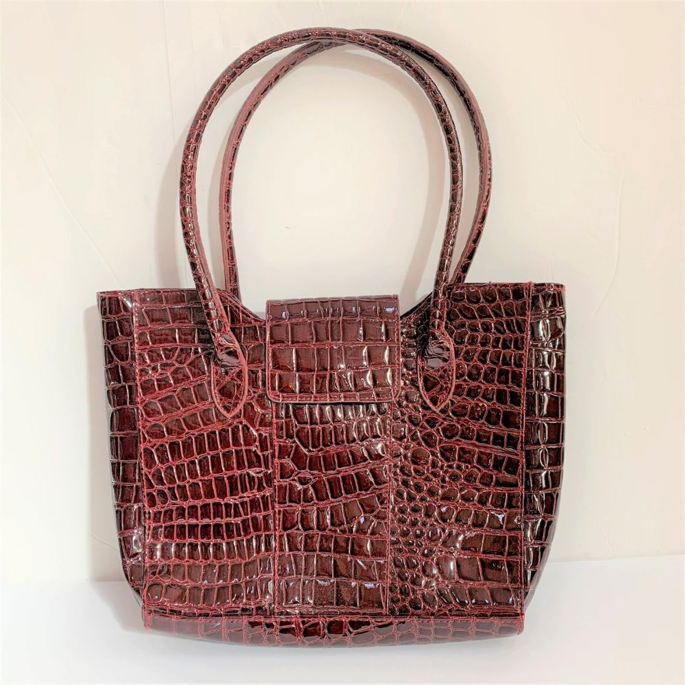 New Crocodile Pattern Vegan Leather Purse
